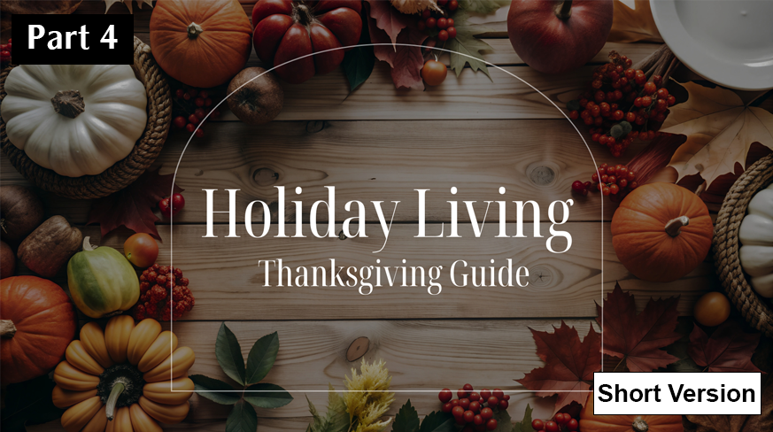 Sermon Only – Holiday Living – Thanksgiving Guide (Week4)